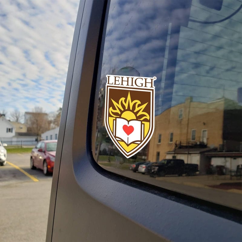 Nudge Printing Lehigh University Mountain Hawks Seal Academic Shield Crest Weatherproof Vinyl Sticker Car Decal from - Image 2